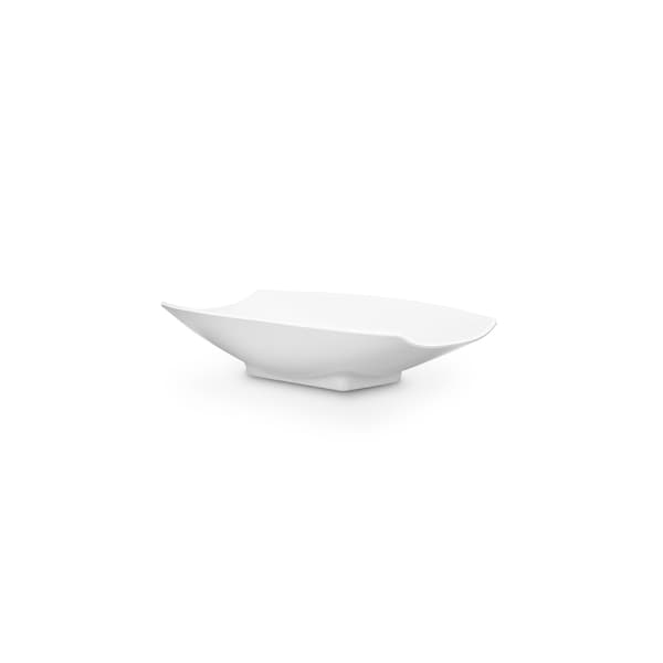 Bon Chef Melamine Curves Bowl - All White 8" X 4 3/4" X 2" 8 Oz 53701White - main